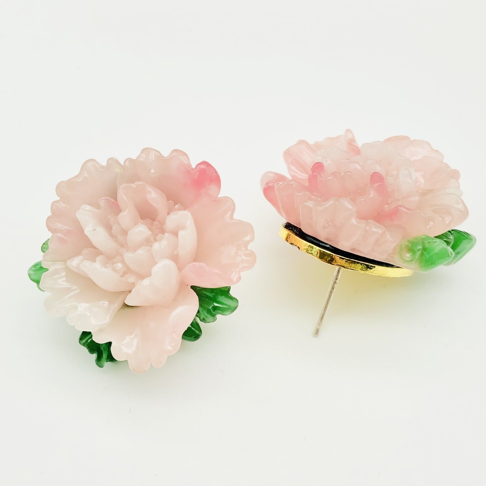 Chinese Style Peony Earrings For Women