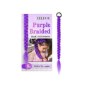 Purple Braided Hair Extensions