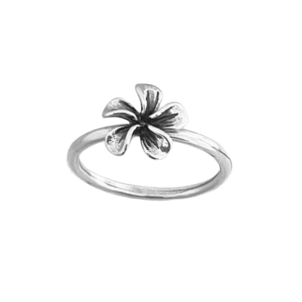Vintage Design Cute Mini Flower Distressed Ring