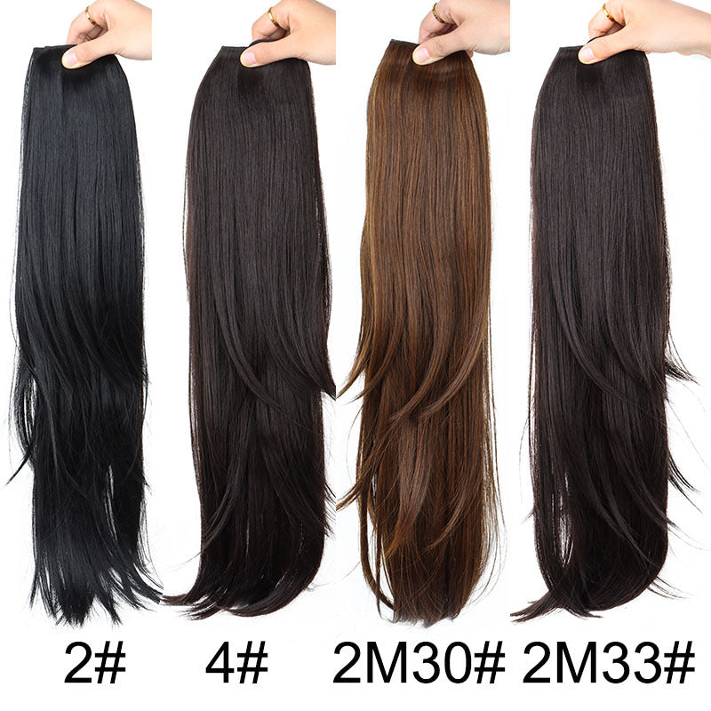 Lady's Natural Seamless Invisible Hair Extensions