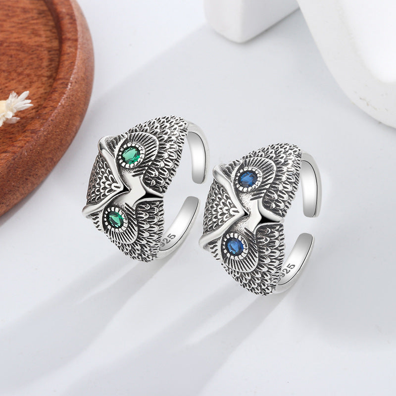 Retro Vintage Casual Owl Ring