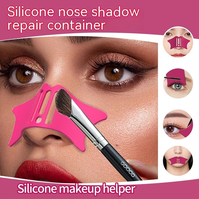 Silicone Nose Shadow Shaver Eyelash Eyeliner Auxiliary Beauty Tools