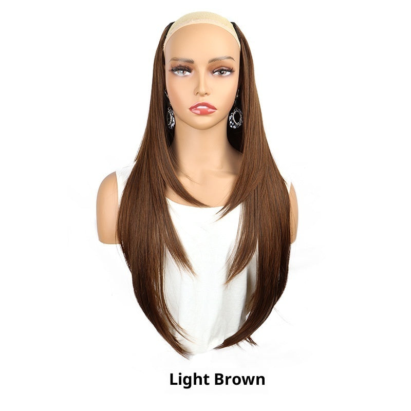 Lady's Natural Seamless Invisible Hair Extensions