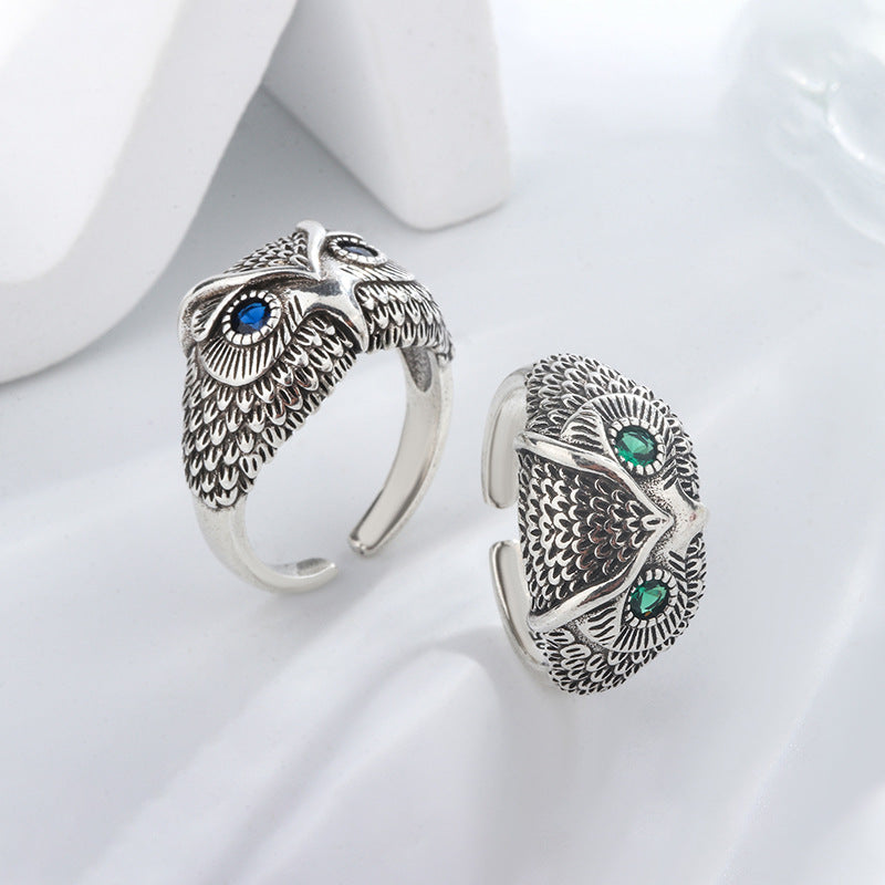 Retro Vintage Casual Owl Ring