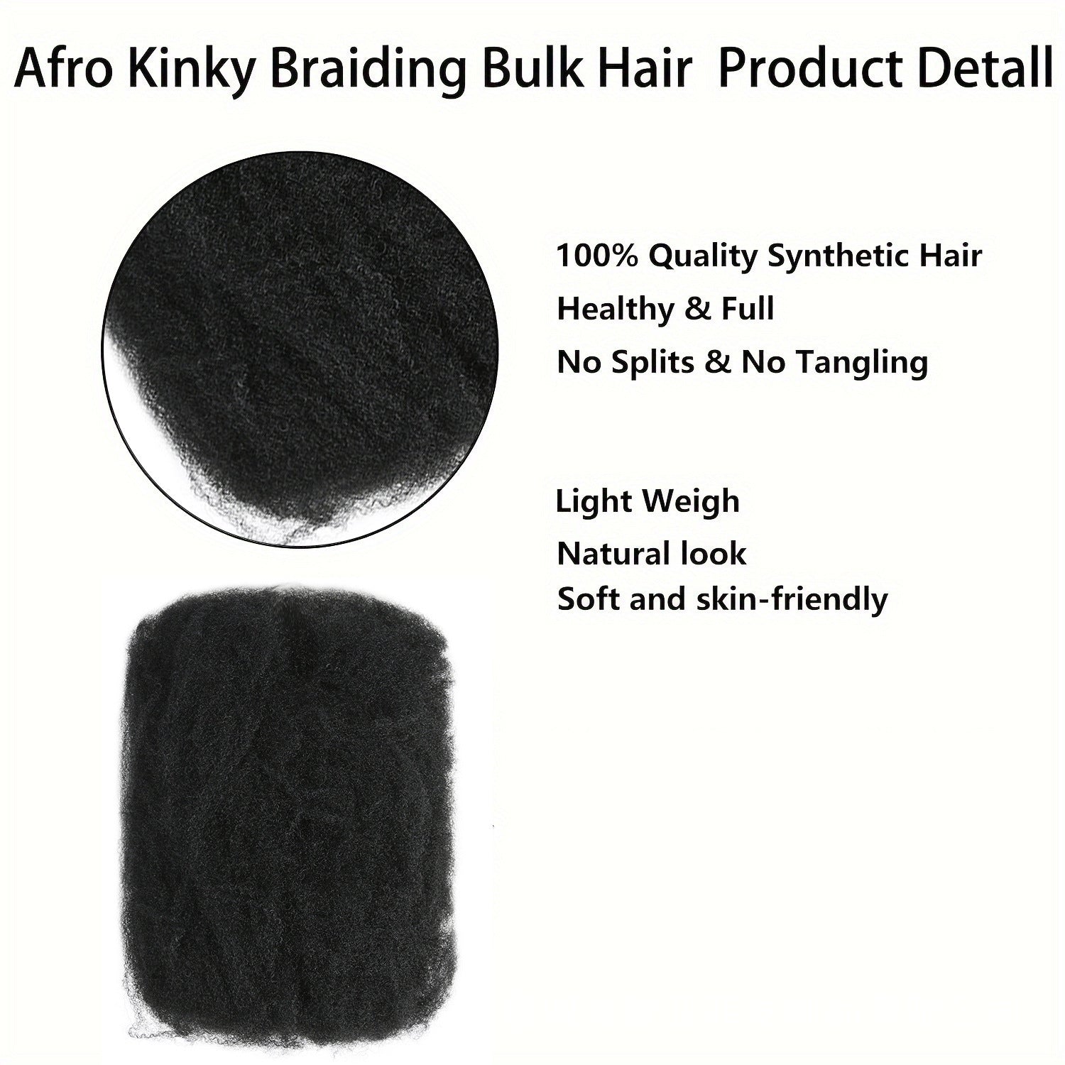 Synthetic Fiber Dreadlock Volumizing Hair Extensions And Accessories